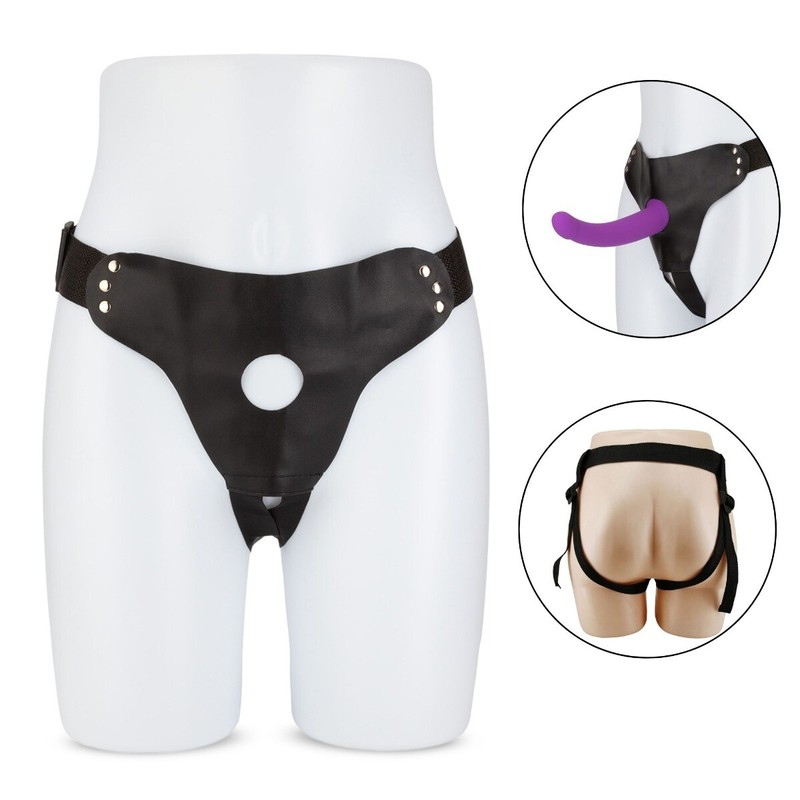 Beginner Adjustable Strap-on Harness Anal Pegging Sex Toy for Men Women Couples