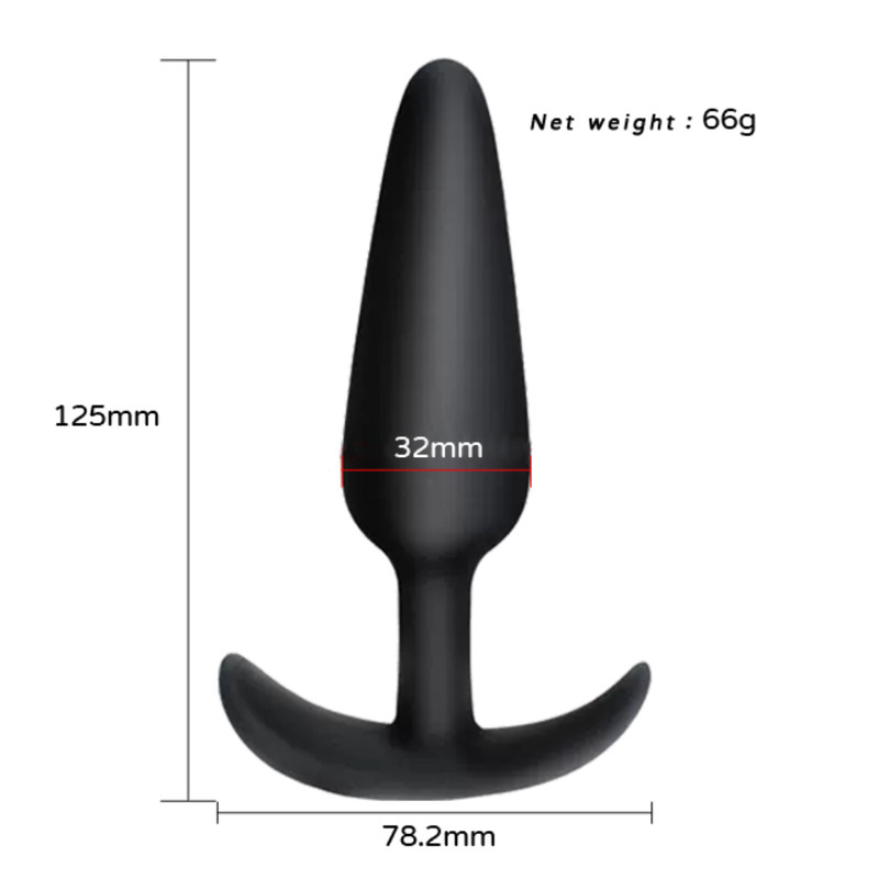 3 PCS Black Silicone Anal Butt Plug Set Trainner Expander Kit G-spot SexToys gallery
