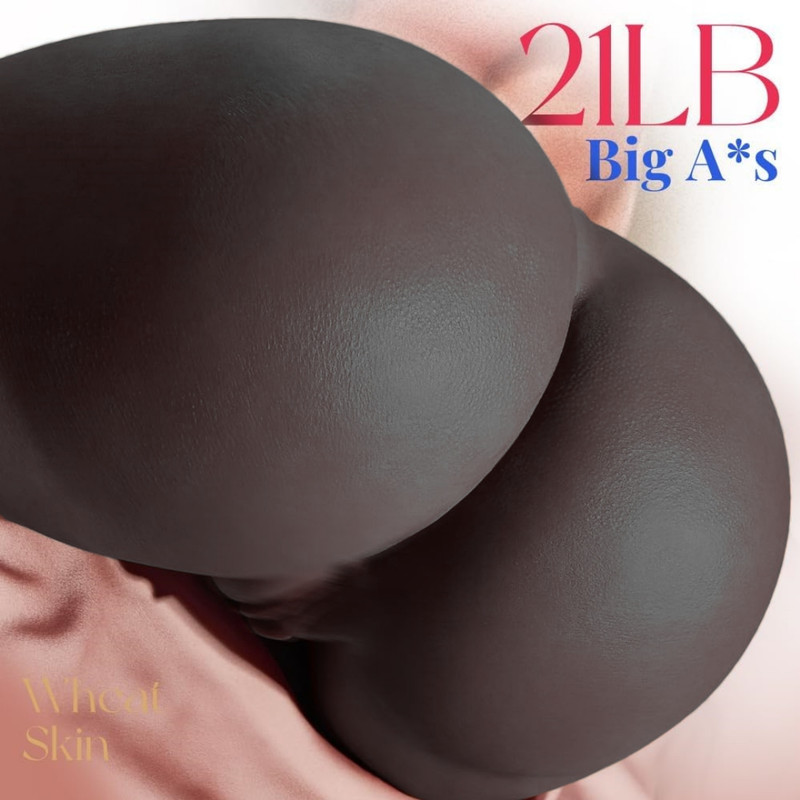 21lb Big Ass Male Masturbator Sex Life-Size D-oll Ass Pussy Anal Sex Toy For Men