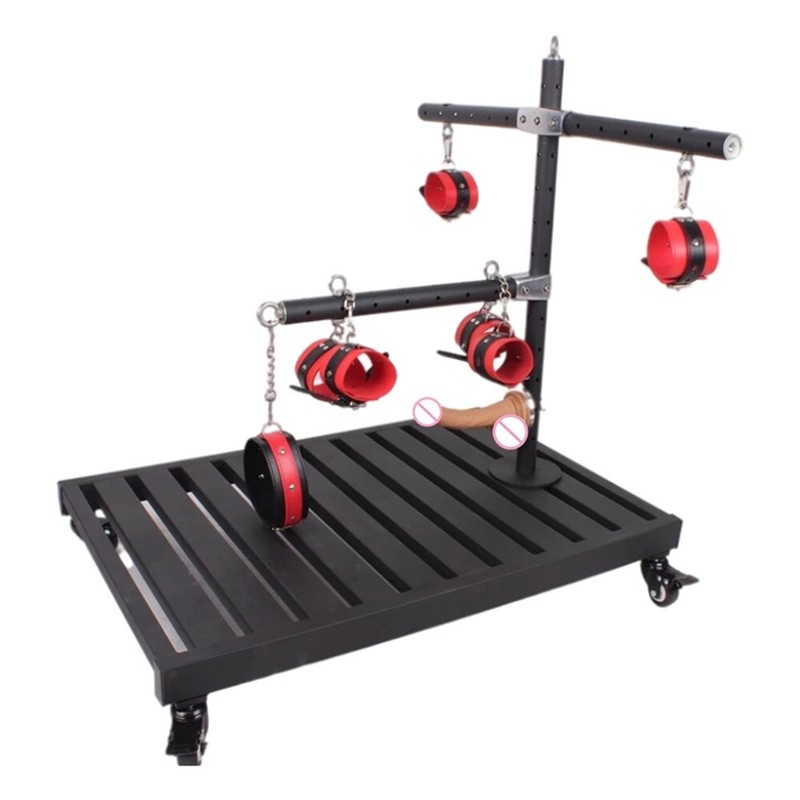 BDSM Bondage Kits Wheels Love Chair Furniture Leg Opener Erotic Adults Sex Toys