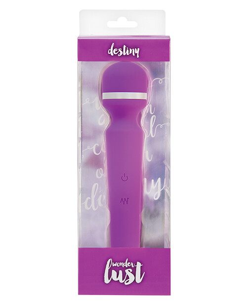 B.M.S. Enterprises Wonderlust Destiny Wand 20 Functions Vibrations Purple