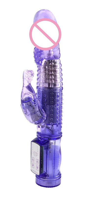 Rabbit Vibrator G-spot Dildo Vibe Waterproof Massager Sex Toys for Women Couple
