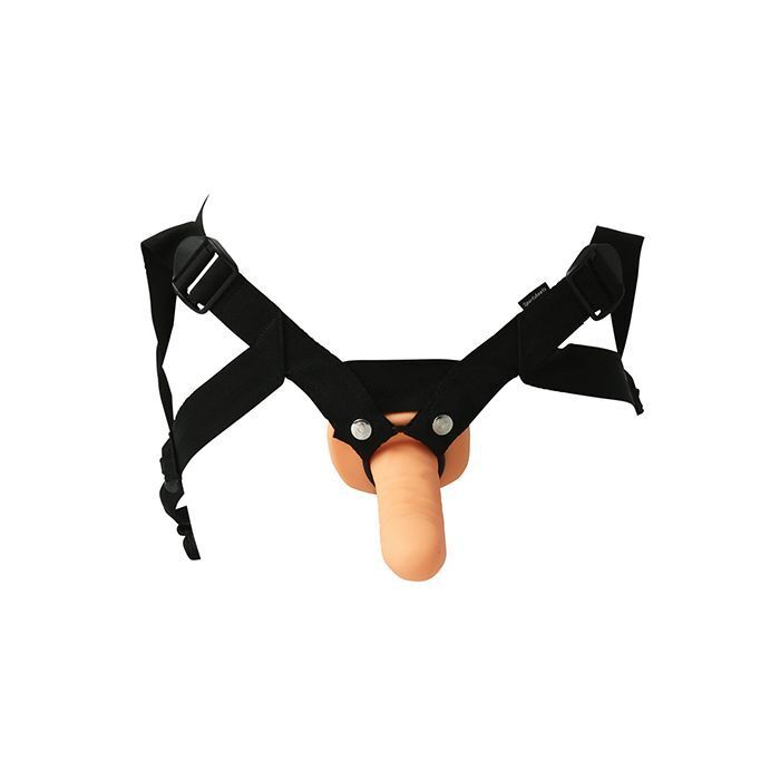 Sportsheets Strap-On Harness with Hollow Dildo Erectile Dysfunction Toys For Men
