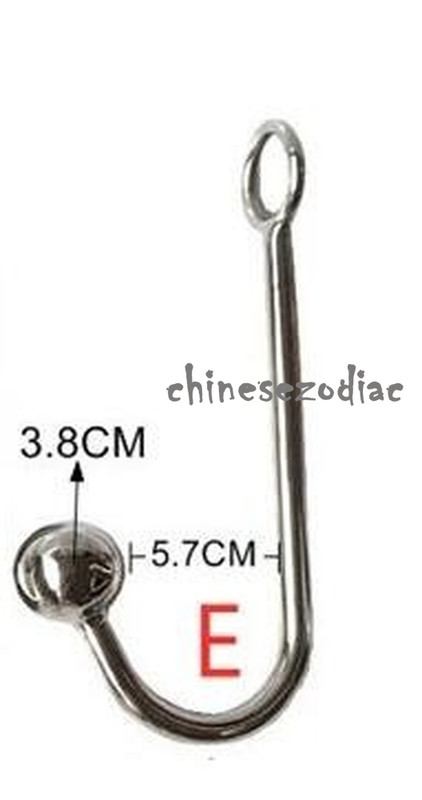 Stainless Steel Metal Anal Hook with Ball Hole Butt Plug Woman Stopper Belt gallery