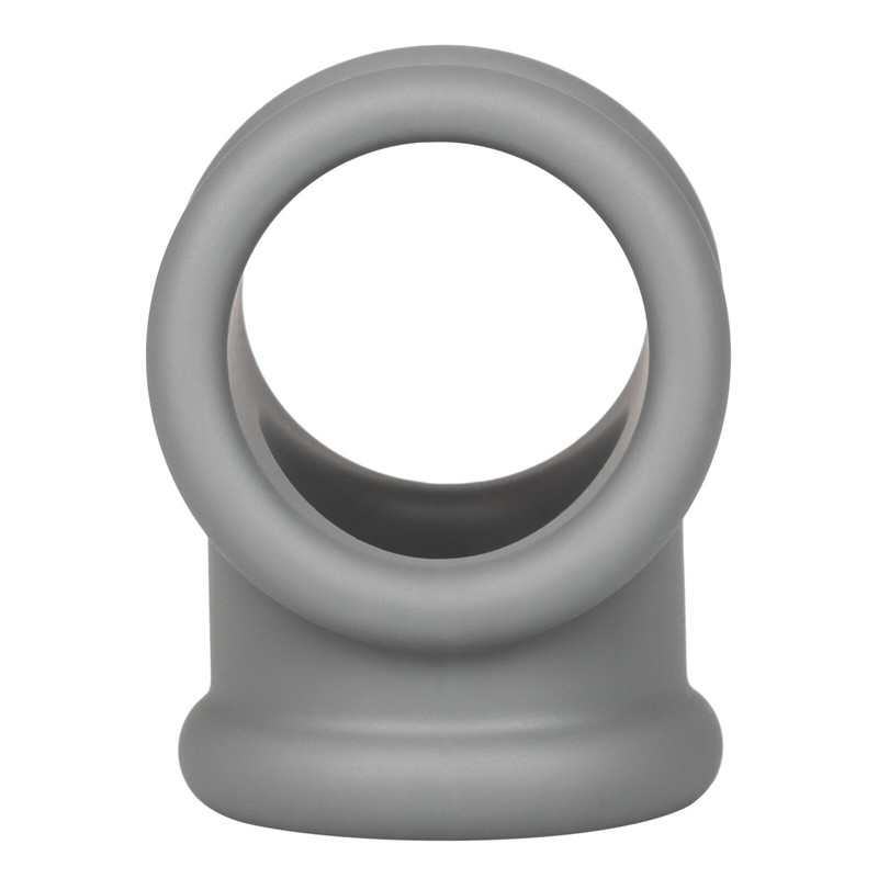 CalExotics Alpha Liquid Silicone Precision Penis and Ball Cock Ring Gray gallery