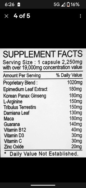 (2 Packs) Impactra Gold 19000 Super Male Enhancer Capsule Pills + $10 Bonus! gallery