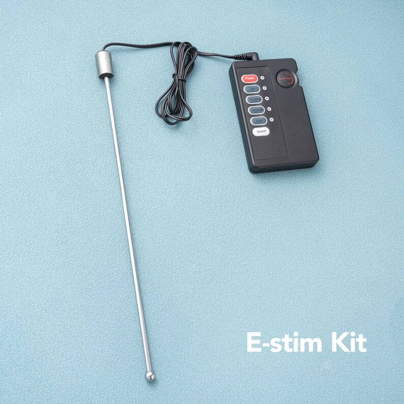 8mm Unipolar Estim Tube Sound Rod Men Shock Gear Unit