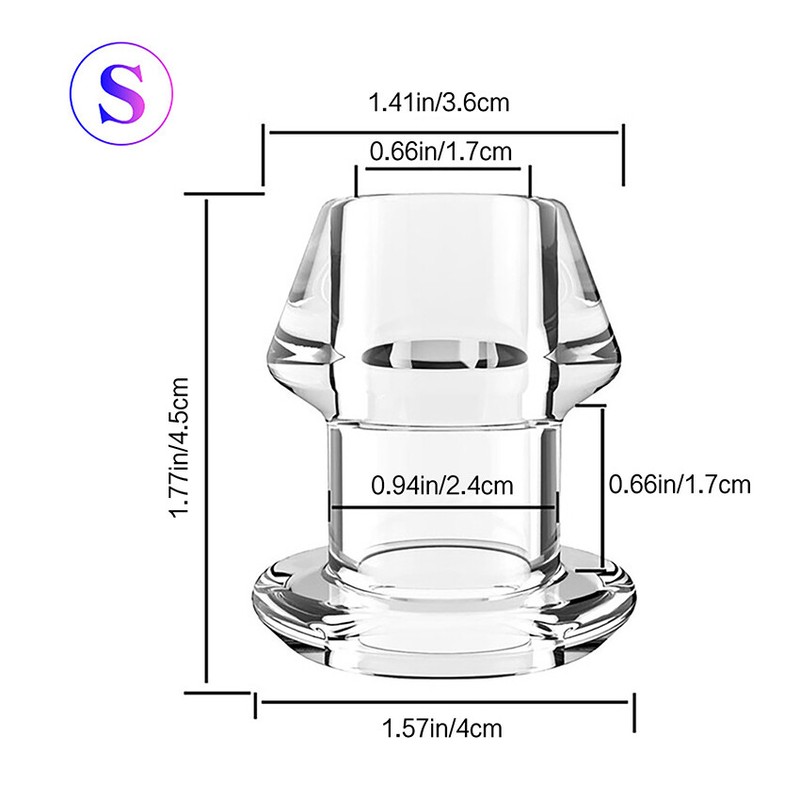 5 Sizes Hollow Anal Butt Plug Speculum Sex Toy Gay Prostate Massage Anus Dilator