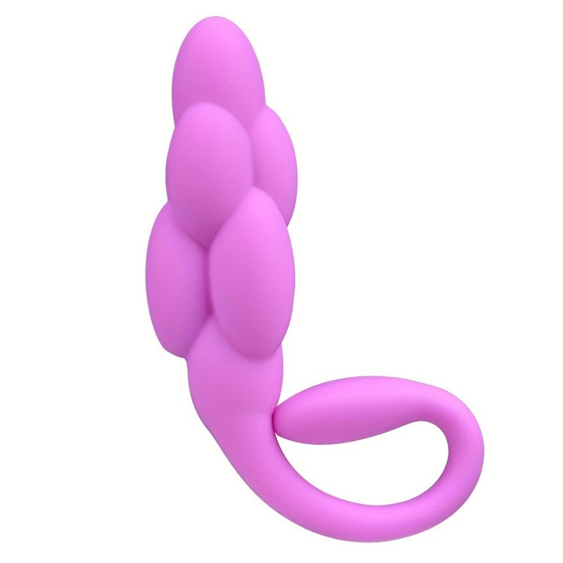 1Pc Colorful Mini Liquid Silicone Tail Plug, Soft G-spot & Anal Stimulator gallery
