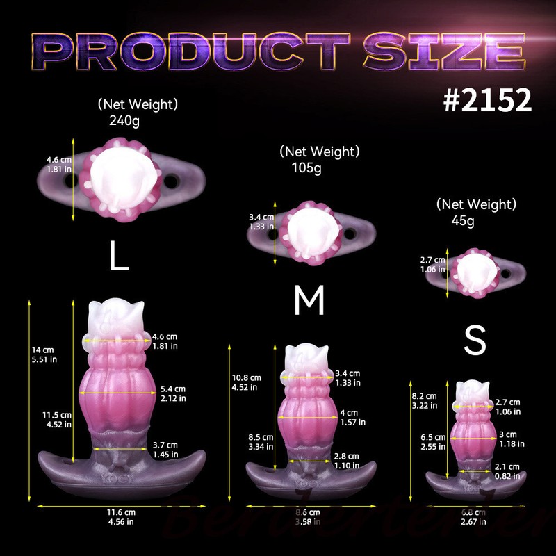 Fantasy Anal Plug S,M,L Size Butt Plug Silicone Knot Buttplug Sex Toys For Women gallery