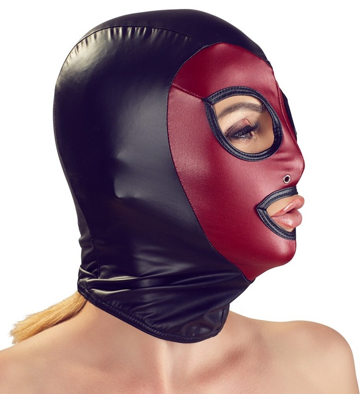 Sadomasochistic Game Hood Men Women Full Bondage Fetish Head Mask BDSM gallery