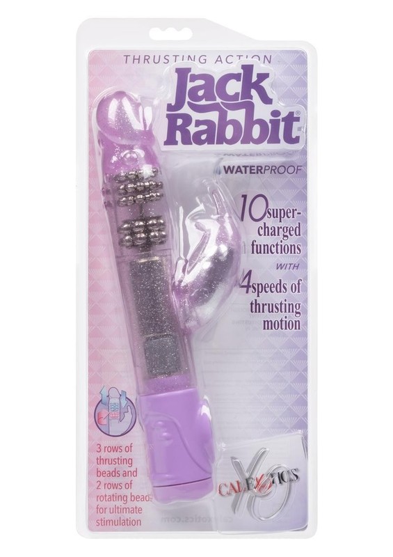 Jack Rabbit Thrusting Action Rabbit Vibrator – Purple