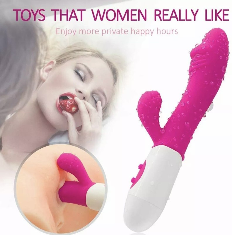 Multispeed-Vibrator-G-Spot-Dildo-Rabbit-Women-Adult-Sex-Toy-Massager-Waterproof