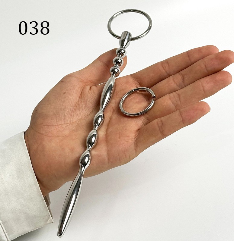 LD Metal Urethral Sounds Stretching Penis Insertion Dilator Stick Enhance Plug