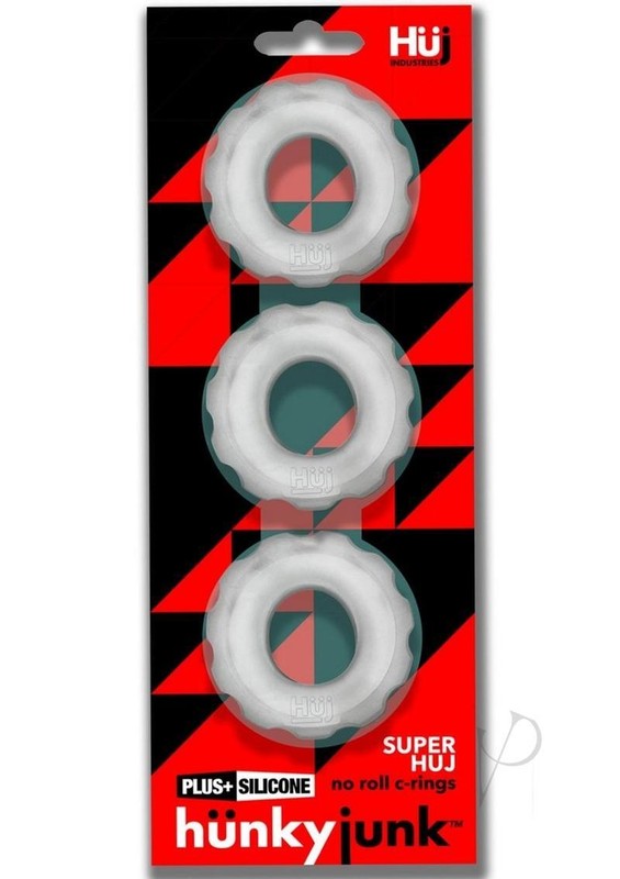 Last Longer Cock Ring 3 Pack Soft Stretchy Silicone C-ring Stay Hard Penis Rings