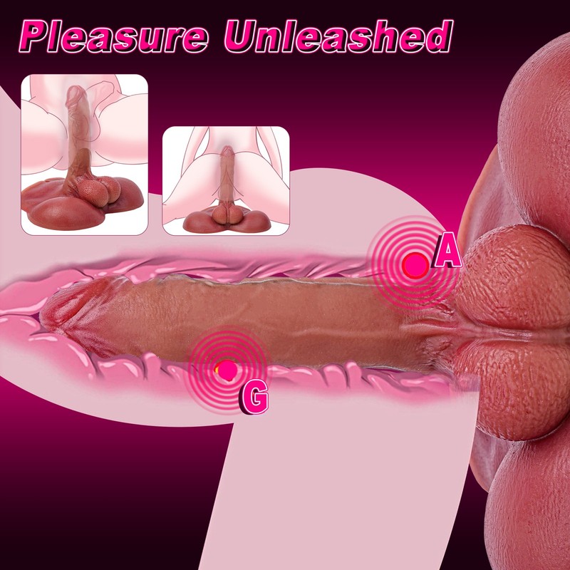 Male Sex Dildo With Realistic Anal Real-Feel Silicone Unisex Sex Toys BDSM gallery