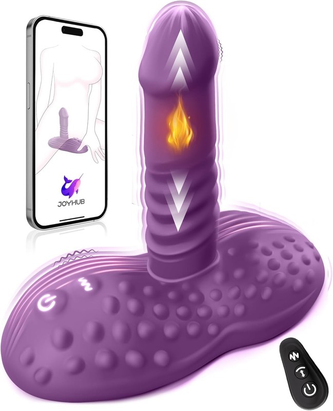 BEISAR Thrusting Dildo Prostate Massager Sex Toys Vibrator, Riding Grinding-A3