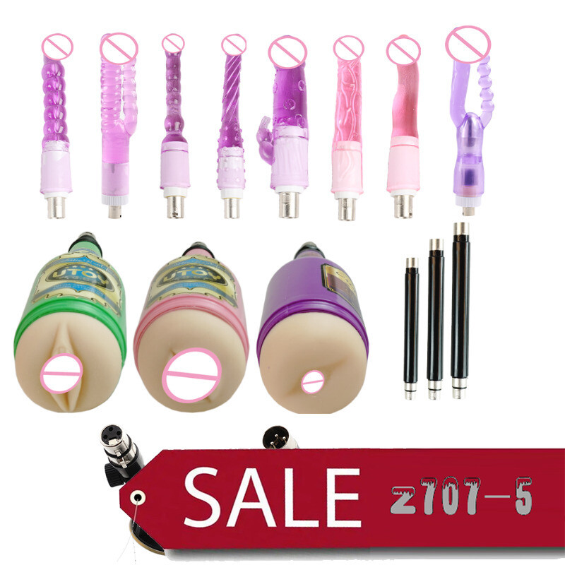 Traditional Sex Machine Accessories 3XLR Connector Accessories Dildo Sex Machine