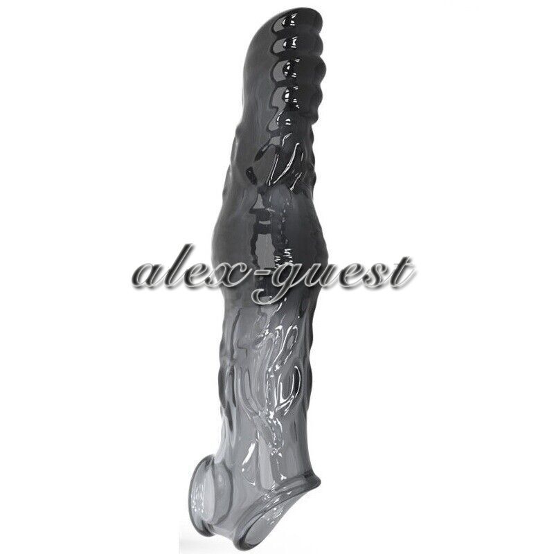 7CM Reusable Penis Sleeve Big Knot Penis Extender Condom Extension Sex Toy
