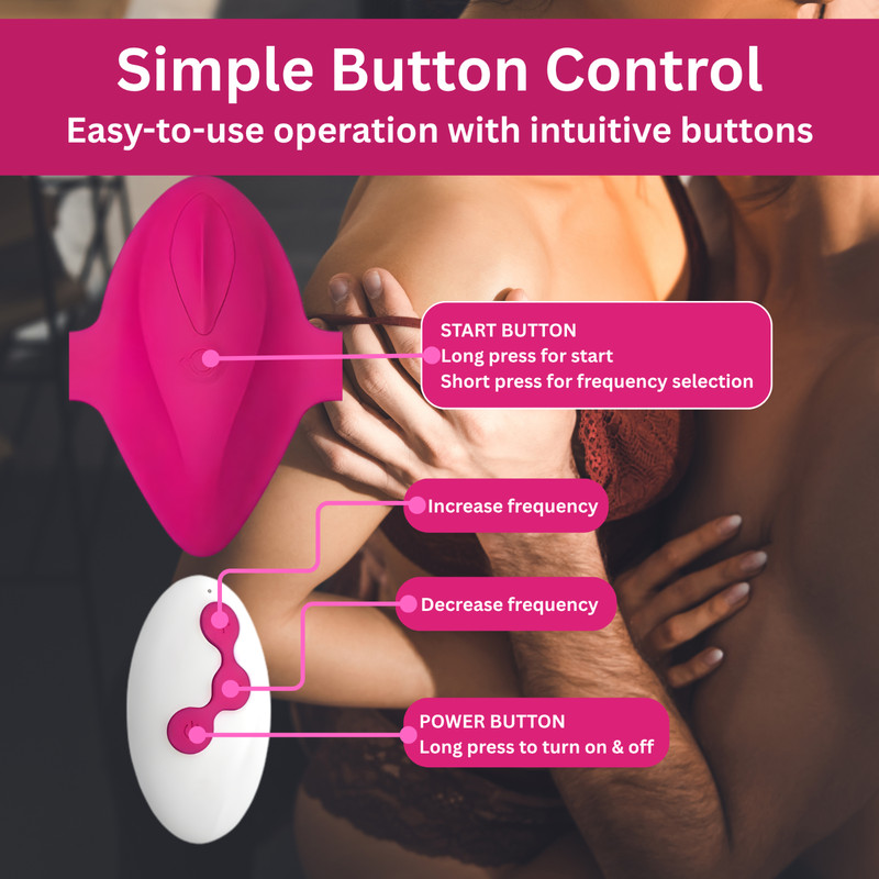 Pantry Vibe Wearable Panty Vibrator with Remote Control, 10 Modes, Rechargeable gallery