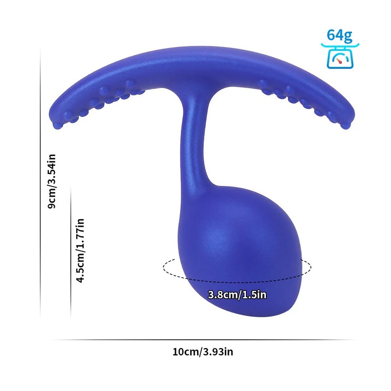 Silicone Anal Plug Blue and Purple Butt Plug Sex Toys For Woman Trainer Adults
