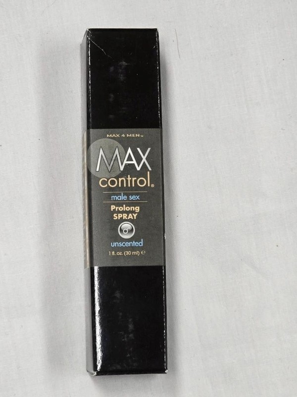 Max Control Male Sex Prolong Spray, Unscented, 1 Fl Oz Spray Bottle – NEW!