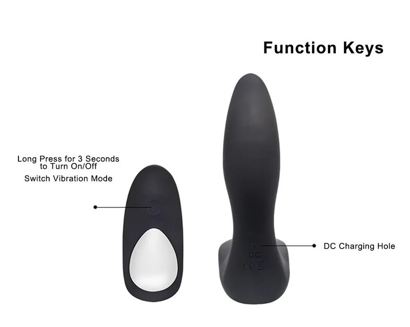 Sex Toy Vibrating Prostate Massager Anal Male, Remote Control - FAST SHIPPING gallery