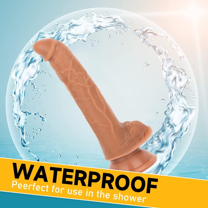 Realistic Dildo G-Spot Vagina Prostate Stimulate Sex Toys for Women Men US gallery