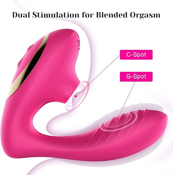 NEW SALE! Wearable Clitoral Sucking Vibrator G Spot Dildo Clit Sex Toys Women