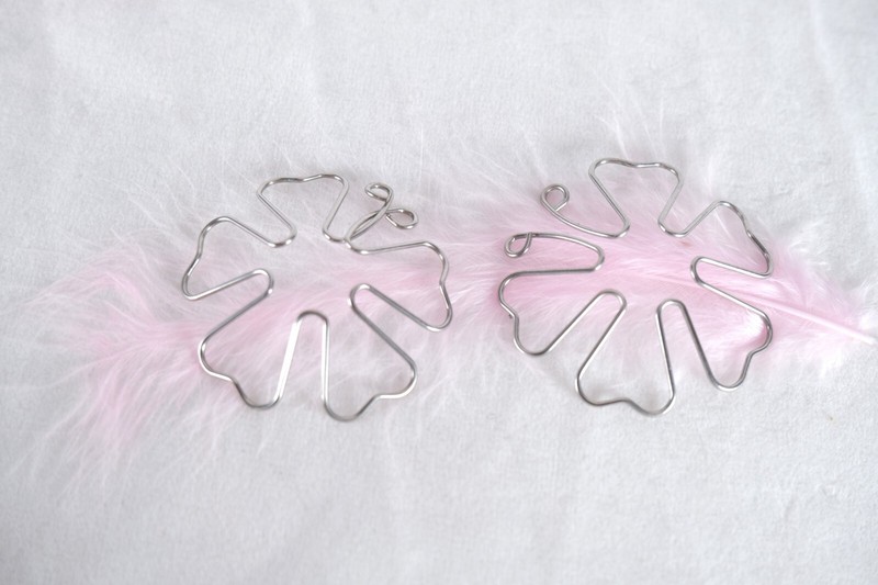 Flower Nipple Rings Non Piercing Nipple Clamps Sexy Clip-On Nipple Flakes BDSM