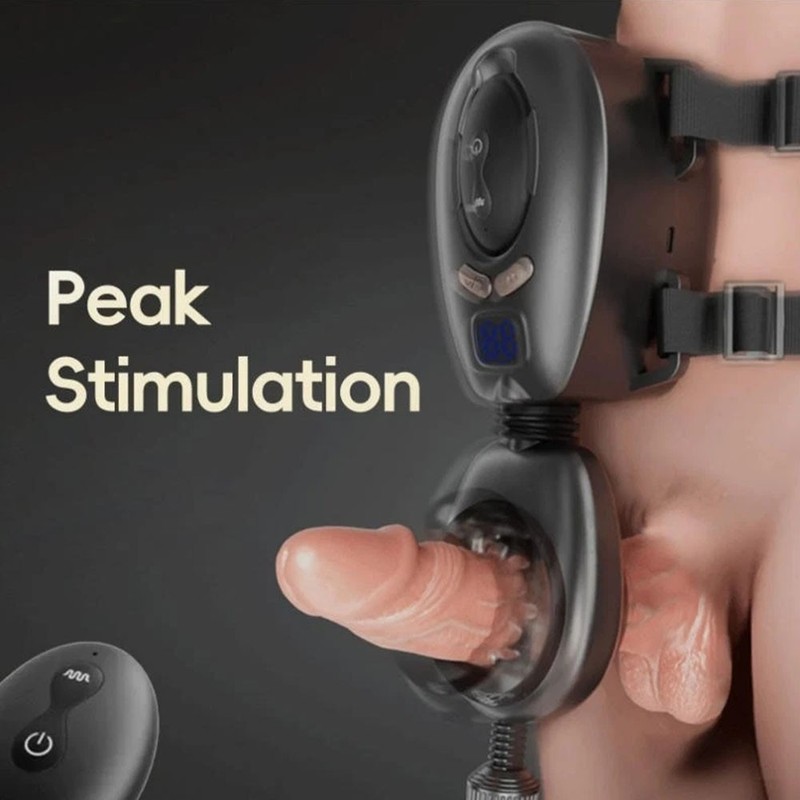 Wearable Automatic Male Masturbator with Removable Belts Toy Blowjob Sex Machine gallery