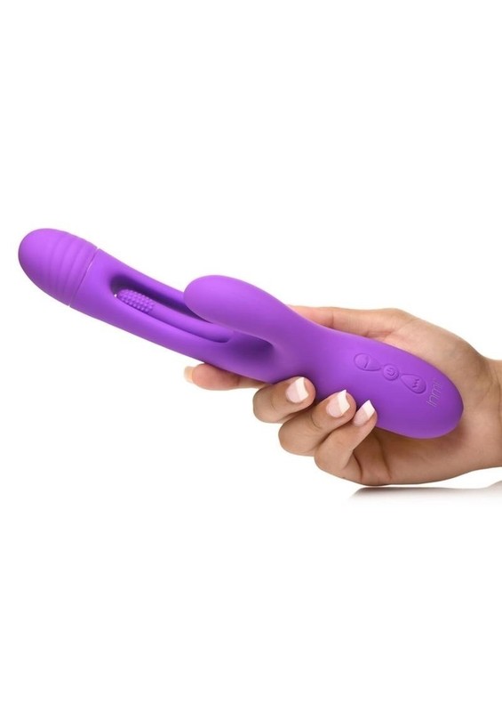 Tri Flick Silicone Flicking Rabbit Vibrator