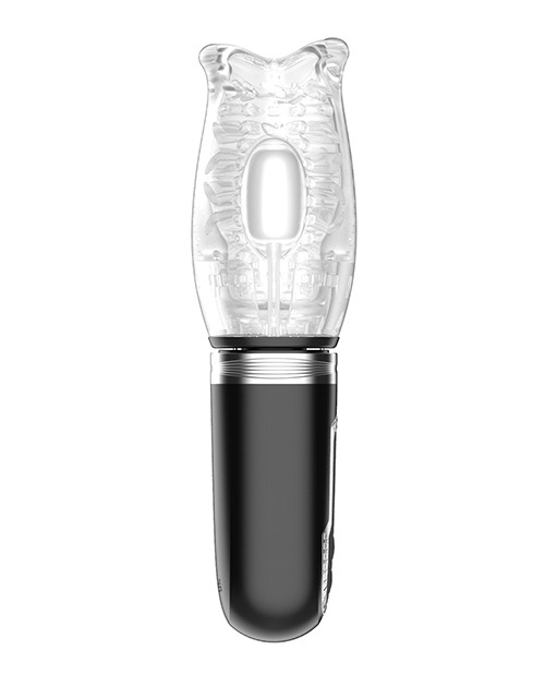 Thrusting, Vibrating & Rotating Oral Sex Masturbator- Black gallery