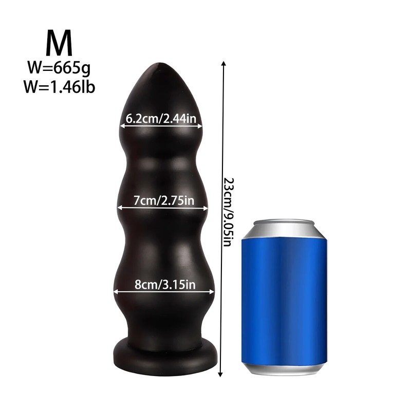 11CM Huge Anal Beads Dilator Butt Plug Suction Cup dildo Prostate Massager Toys