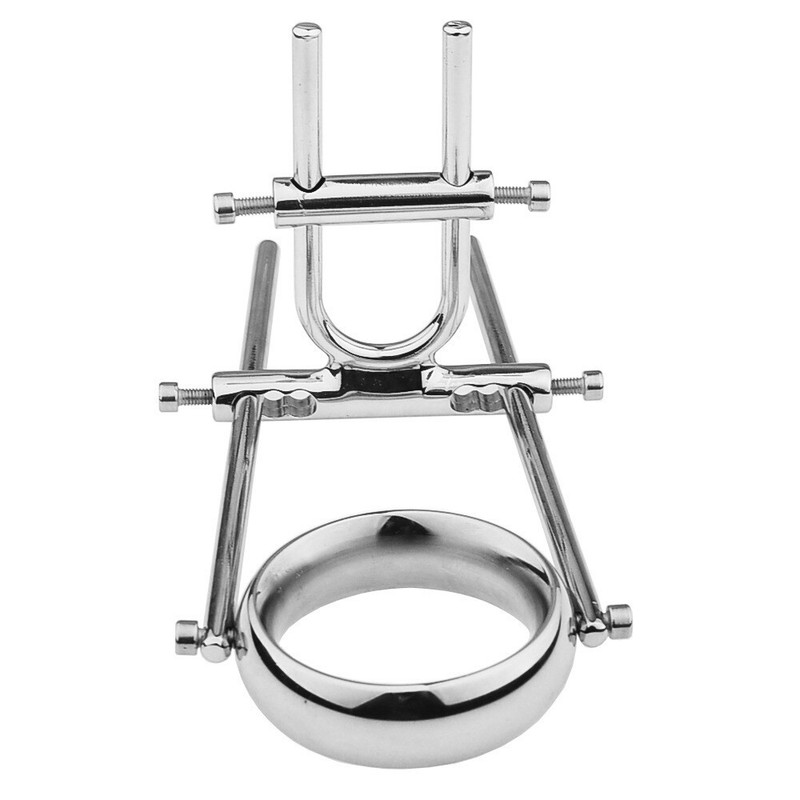 Stainless steel Silver Male Penis Extender Enlargement System Enlarger Stretcher gallery