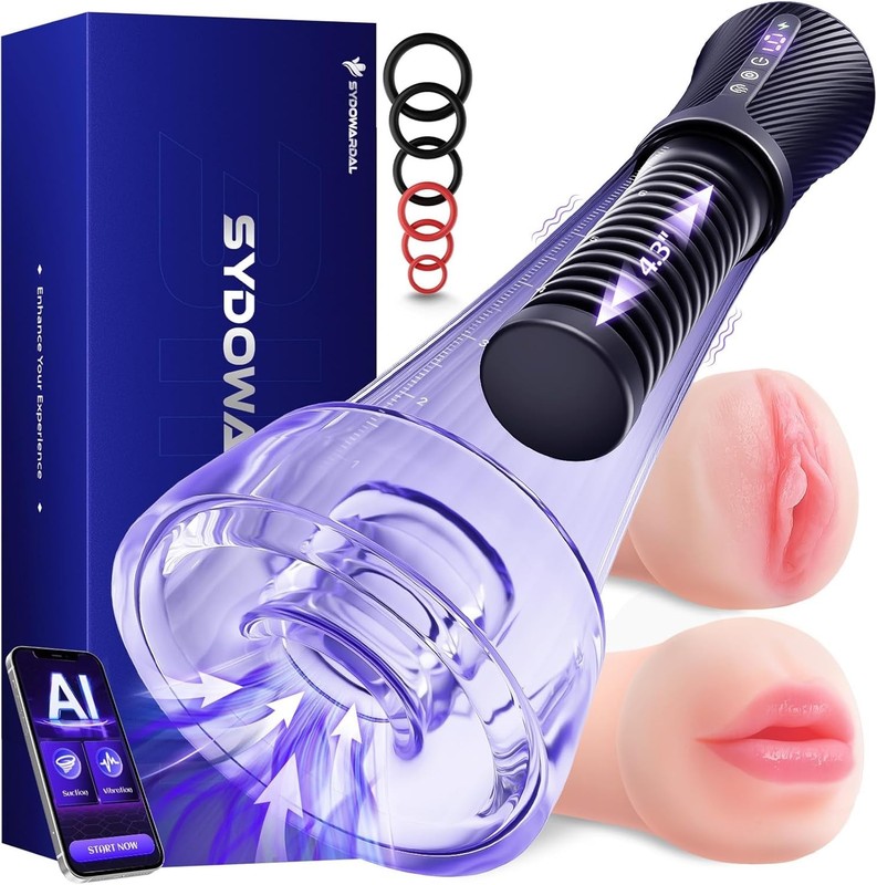 Blowjob Automatic Male Masturbaters Cup Stroker Sucking Vibrator Sex Toy For men