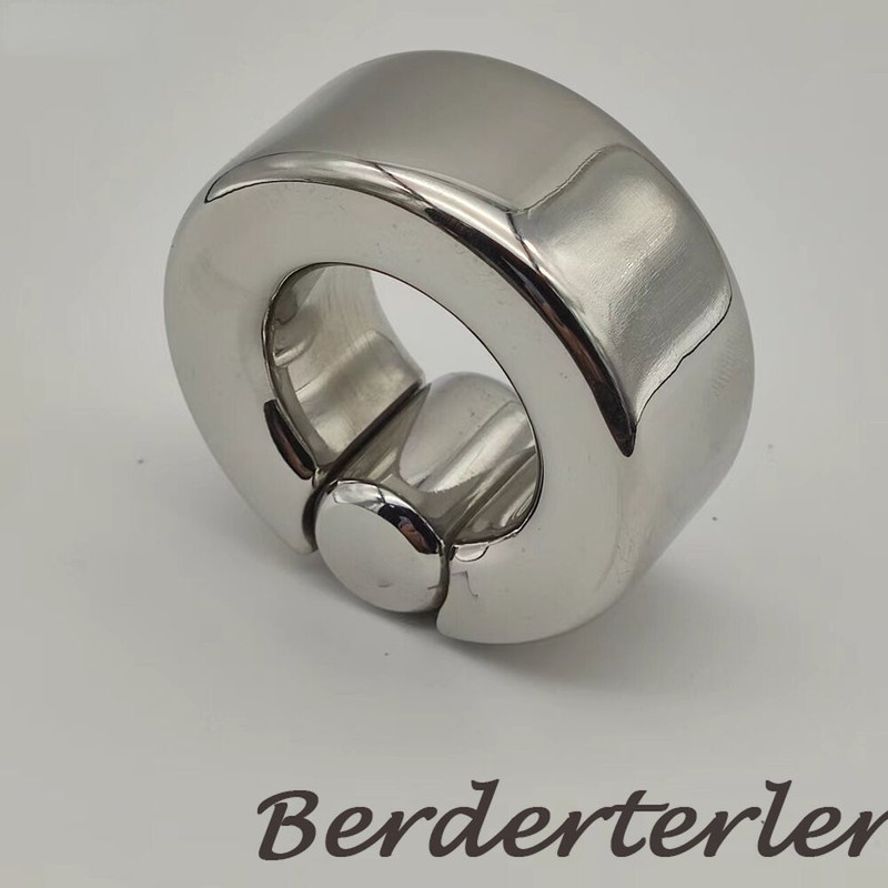 Male Stainless Steel Penis Stretcher Ring Metal Balls Enhancer Delay Ejaculation gallery