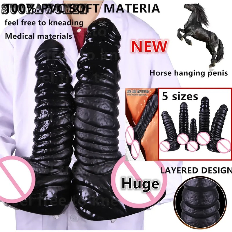 XXL Huge Soft Dildo Penetration Powerful Suction Cup Masturbation Dildo Sex Toys gallery