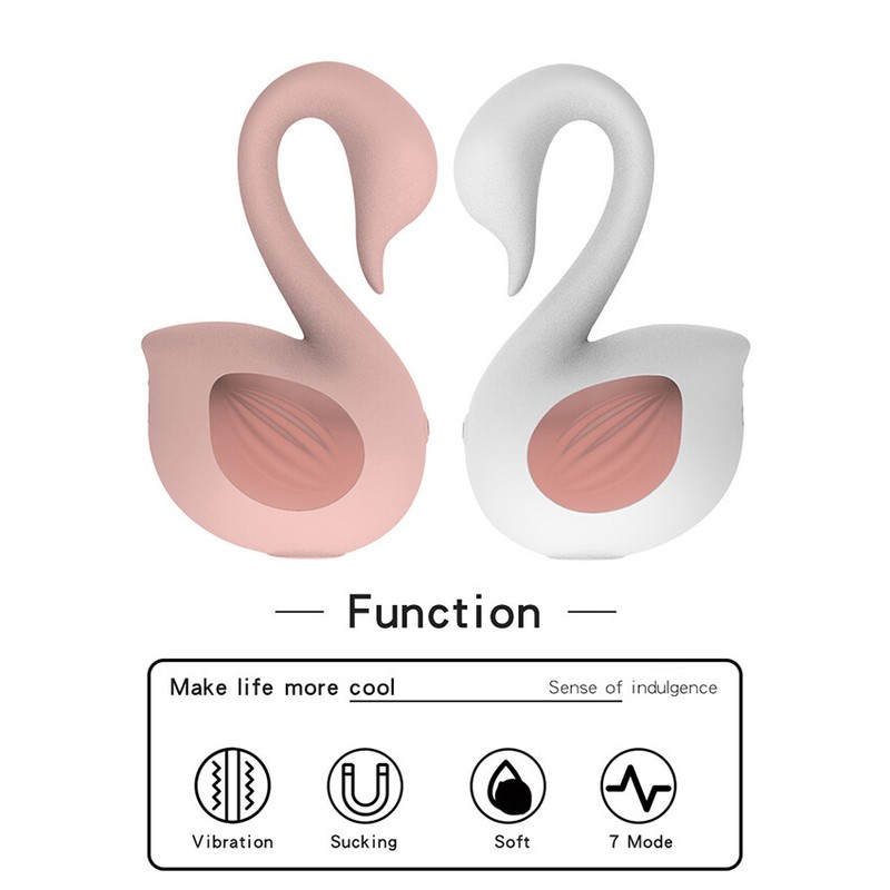 Multispeed Swan Sucker Vibrator Clitoris Vaginal Deep Sucking Massager Recharge gallery