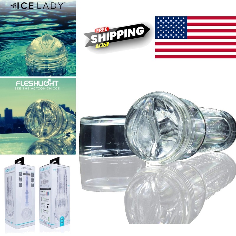 1 Ice Lady Clear Male Sex Toy with Realistic Feel and Strong Suction Control