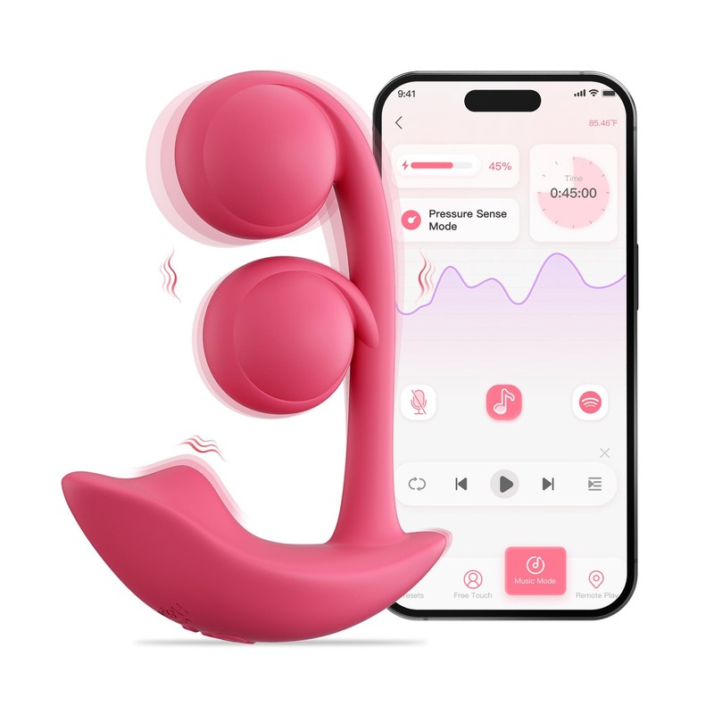HoneyPlayBox Melody G spot Vibrator Couples Sex Toys, 3 in 1 Wearable Dual Or...