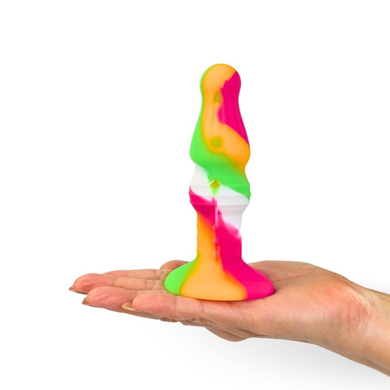 Colorful Silicone Beaded Anal Butt Plug Beads Anal Sex Toys