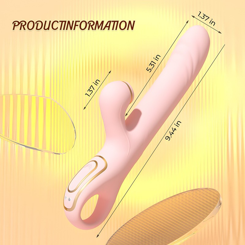 Powerful G Spot Vibrator Thrusting Dildo, Clitoral Stimulator Sex Toys