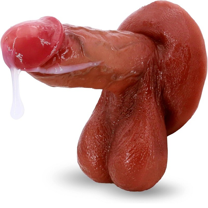 Realistic Dildo 6&Prime; Beginner Dildo with Big Balls G-Spot Stimulator for Women Men