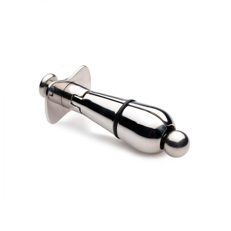 Master Series Stainless Steel Locking Anal Plug