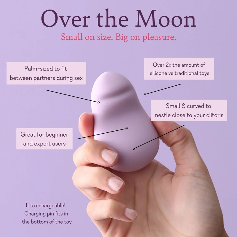 Over the Moon Clitoral Vibrator - Real Feel Technology - Pure Romance - New USA gallery