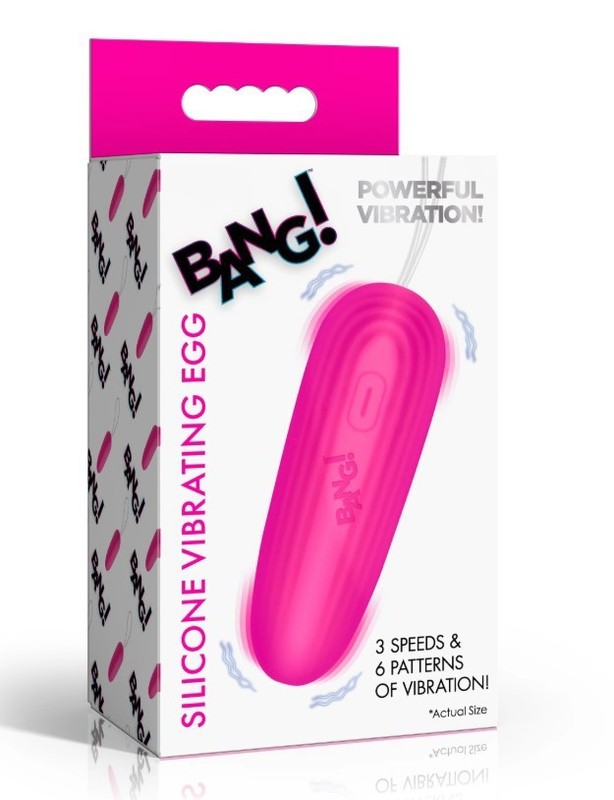 Bang! Silicone Vibrating Egg Pink – Clitoral Vaginal Vibe