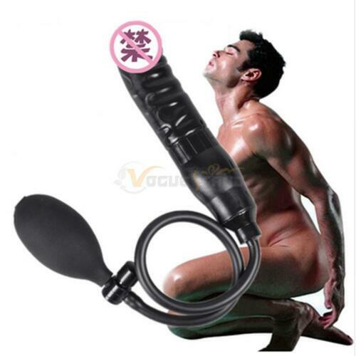Extra-Large-Huge-Inflatable-Male-Prostate-Anal-Butt Plug-Dildo Men-Women-Sex Toy gallery
