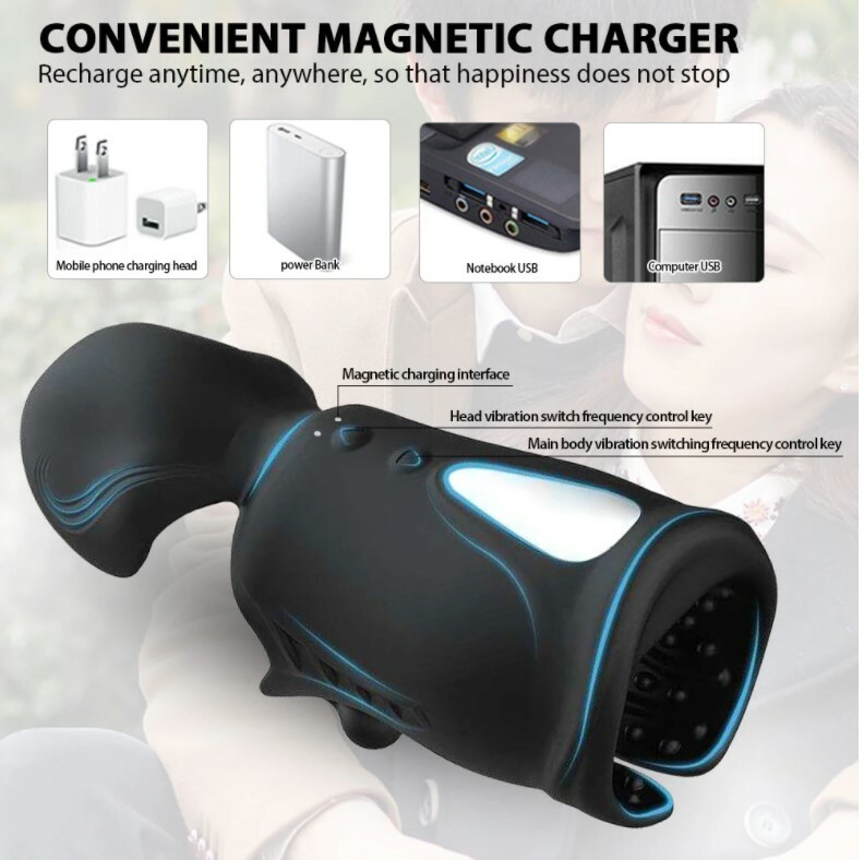 10 Modes Male Masturbators Vibrator Penis Massager Glans Ejaculation Sex Toys gallery