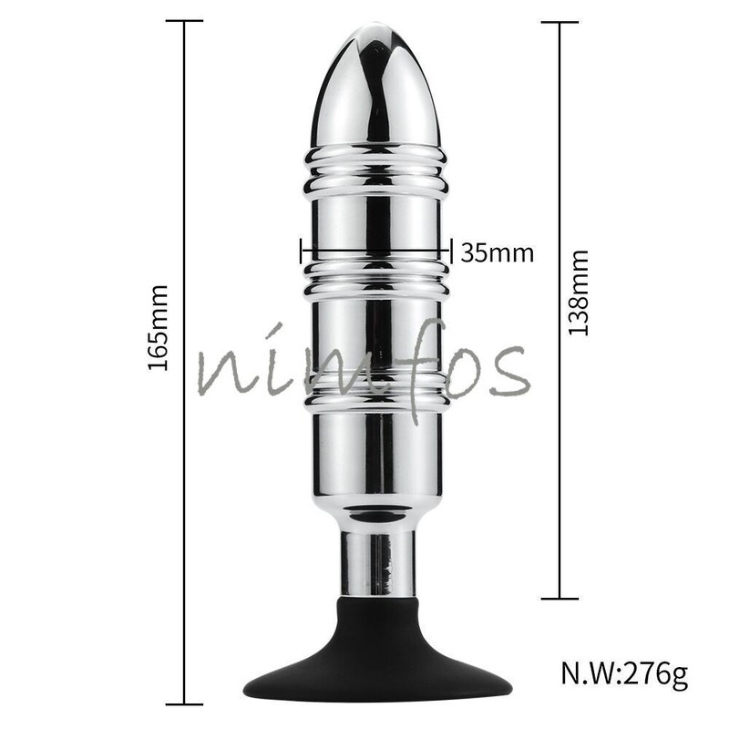 Heavy Extra Large Anal Expansion Anal Plug Dildo Stainless Steel Butt Plug gallery